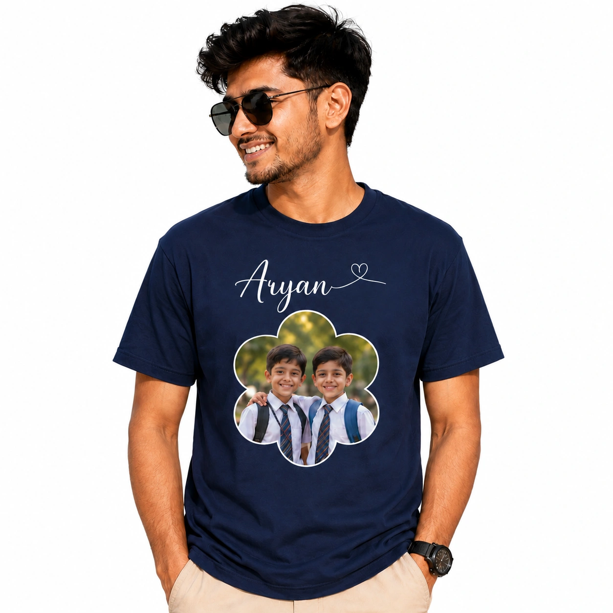 Flower Bubble Photo Tshirt